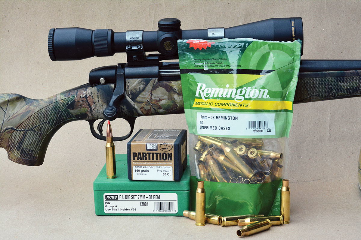 New Remington cases were used to develop “Pet Loads” data, which were carefully prepared prior to loading.